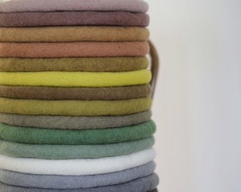 Felt cushions, seat cushions made of 100% wool