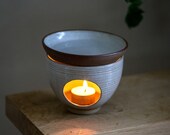 2in1 hand-made fragrance lamp and incense pot with sieve