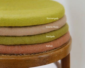 Felt cushion, seat cushion made of 100% wool