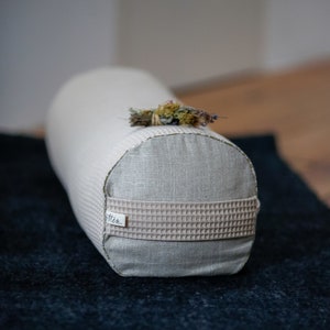 Bolster Yoga Cushion Bolster Floor Cushion Pouf Yoga Roll Meditation Yin Yoga Round Yoga Bolster Yoga Gift Bolster Pillow Yoga Bolster Accessories