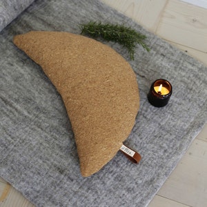 Yoga moon cushion made of cork