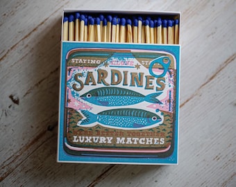Artistically designed matches / matchboxes with various motifs