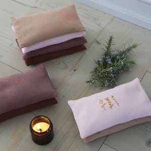 Relax, eye pillow yoga made of lavender, flaxseed, millet peel | Lavender pillows | Spa/Wellness Gift | Meditation Relaxation