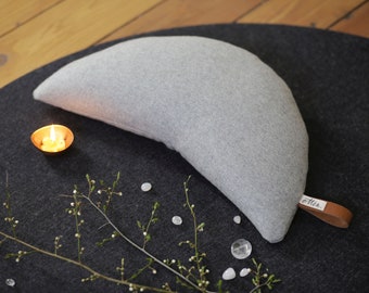 Yoga moon cushion made of wool felt, meditation cushion seat cushion, yoga, mindful, felt, wool, meditation, floor seat cushion, yoga seat cushion, accessories