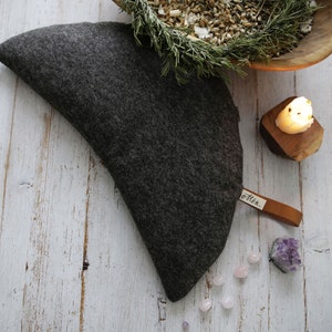 Yogamondkissen aus Wollfilz, Meditationskissen Sitzkissen, Yoga, Achtsam, Filz, Wolle, Meditation, Bodensitzkissen, Yogasitzkissen, Zubehör