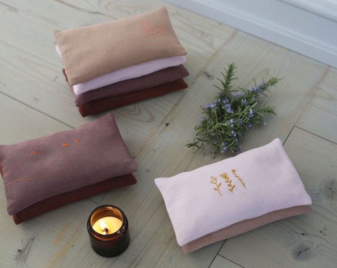 Lavender Gewichtetes Augenkissen – Mikrowellengeeignet, Mit Waschbarem Bezug, Für Entspannung & Schlaf
