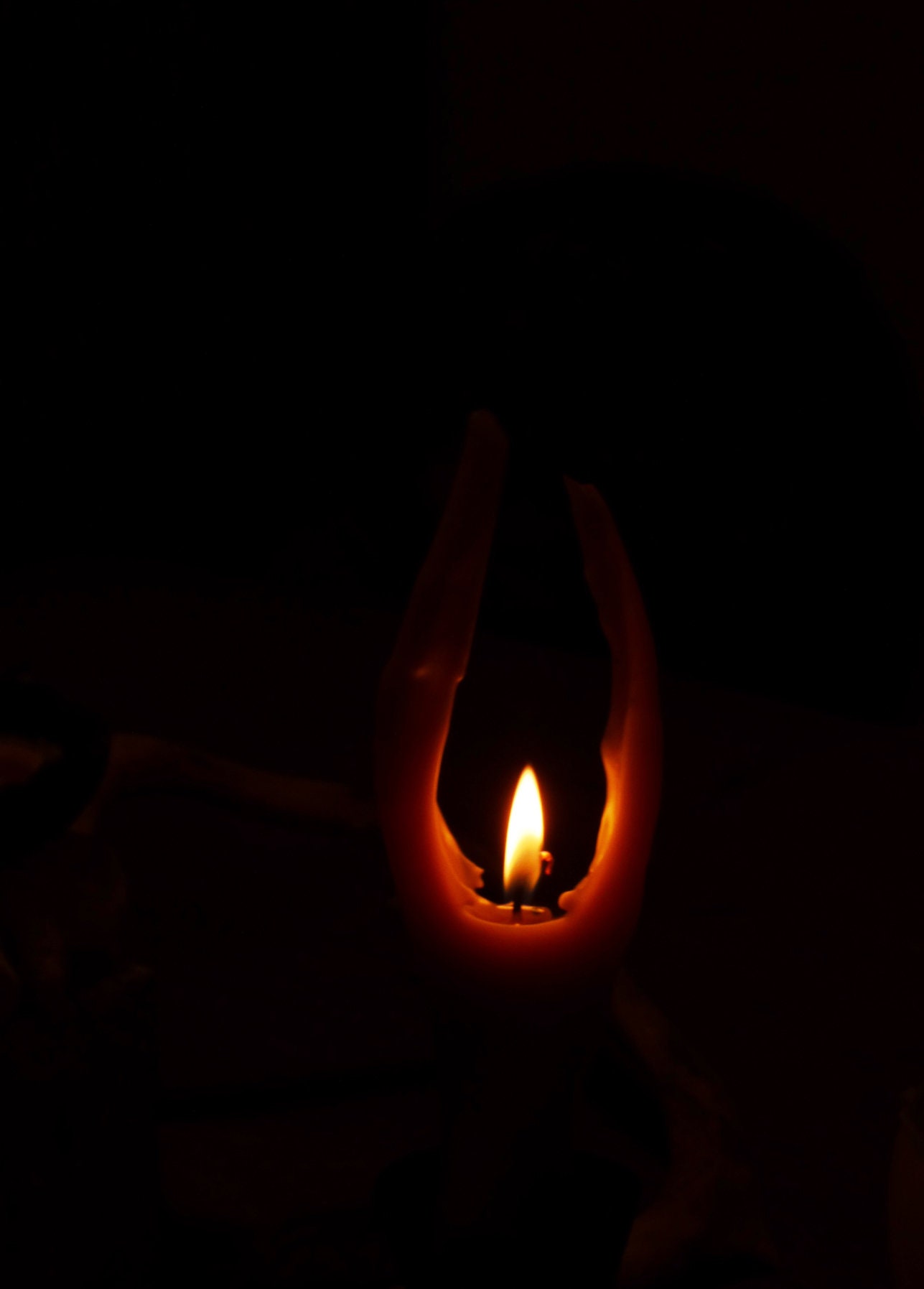 Candele rosse coniche in cera paraffina - lunghezza 25cm