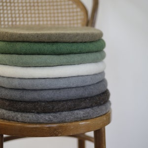 Felt cushions, seat cushions made from 100% wool image 7