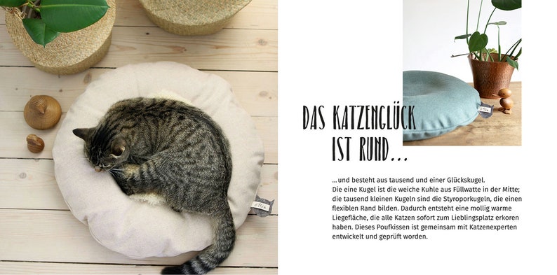 Prinzessin auf der Erbse in Canvasqualität Katzen, Katzenkorb, Katzenkissen, Katzenhöhle, Sofa, Katzenzubehör, Liegemulde, Katzenkörbchen Bild 8