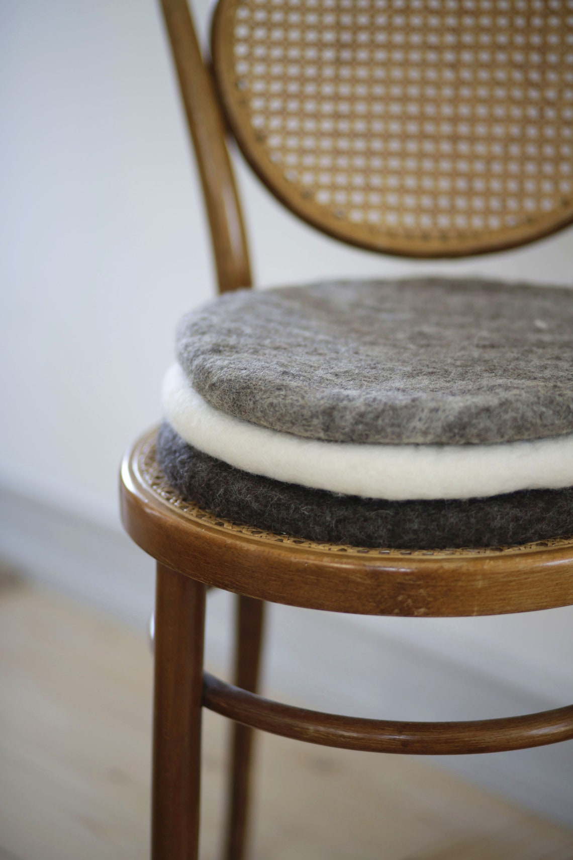 Felt cushion seat cushion wool felted round chair cushion Etsy