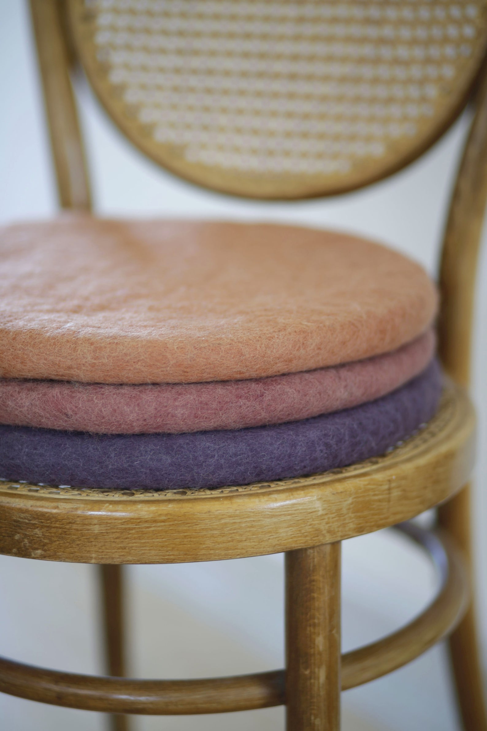 Felt cushion seat cushion wool felted round chair cushion Etsy