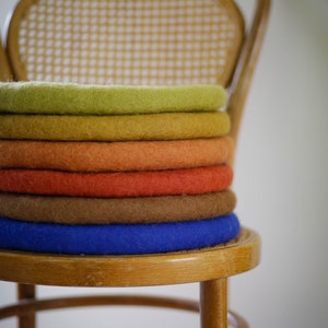 Felt cushion, seat cushion made of 100% wool