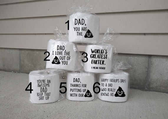 Fathers day gifts dad toilet paper dad 