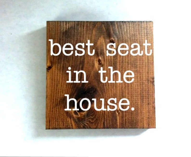 funny bathroom sign Best seat in the house bathroom sign rustic sign kids bathroom