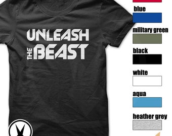 UNLEASH THE BEAST Gym Rabbit Muscle T Shirt Tank Cotton Sleeveless Lifting c862