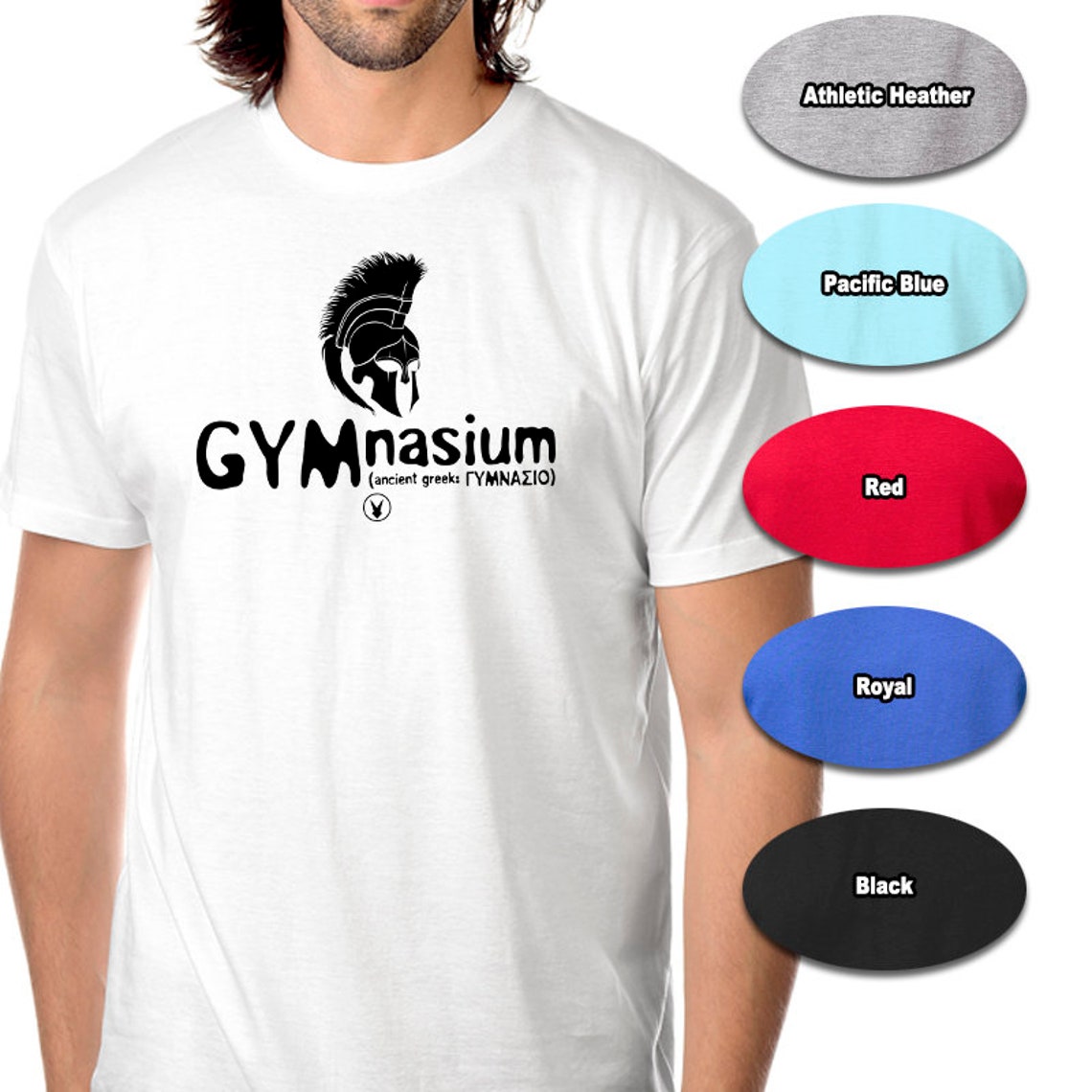 GYMNASIUM D041 Men's Shirt Workout Gym Tees Etsy