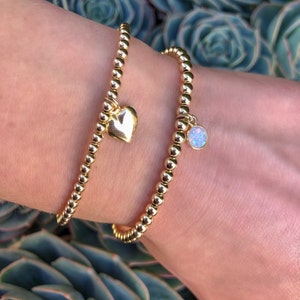 OPAL Gold Magic Bracelet | Gold Charm Bracelet | Gold Opal Bracelet | October Birthstone | Unique Gift For Her