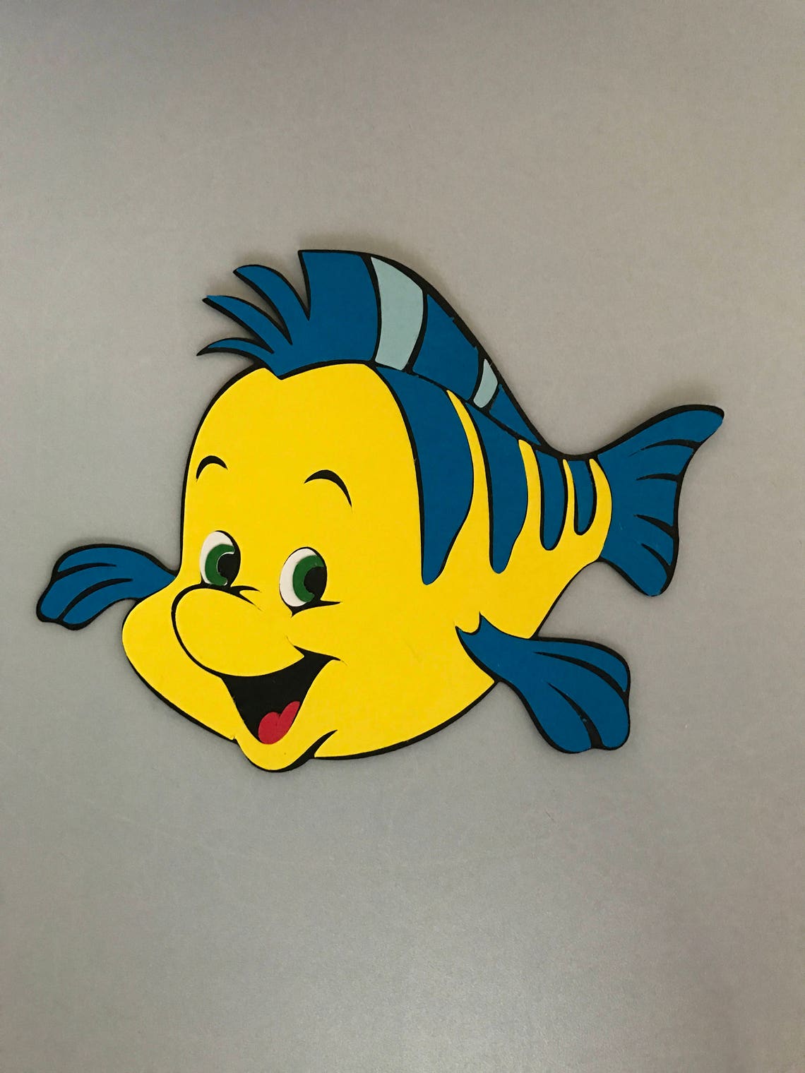 Little Mermaid Flounder Cricut Cut Out Etsy