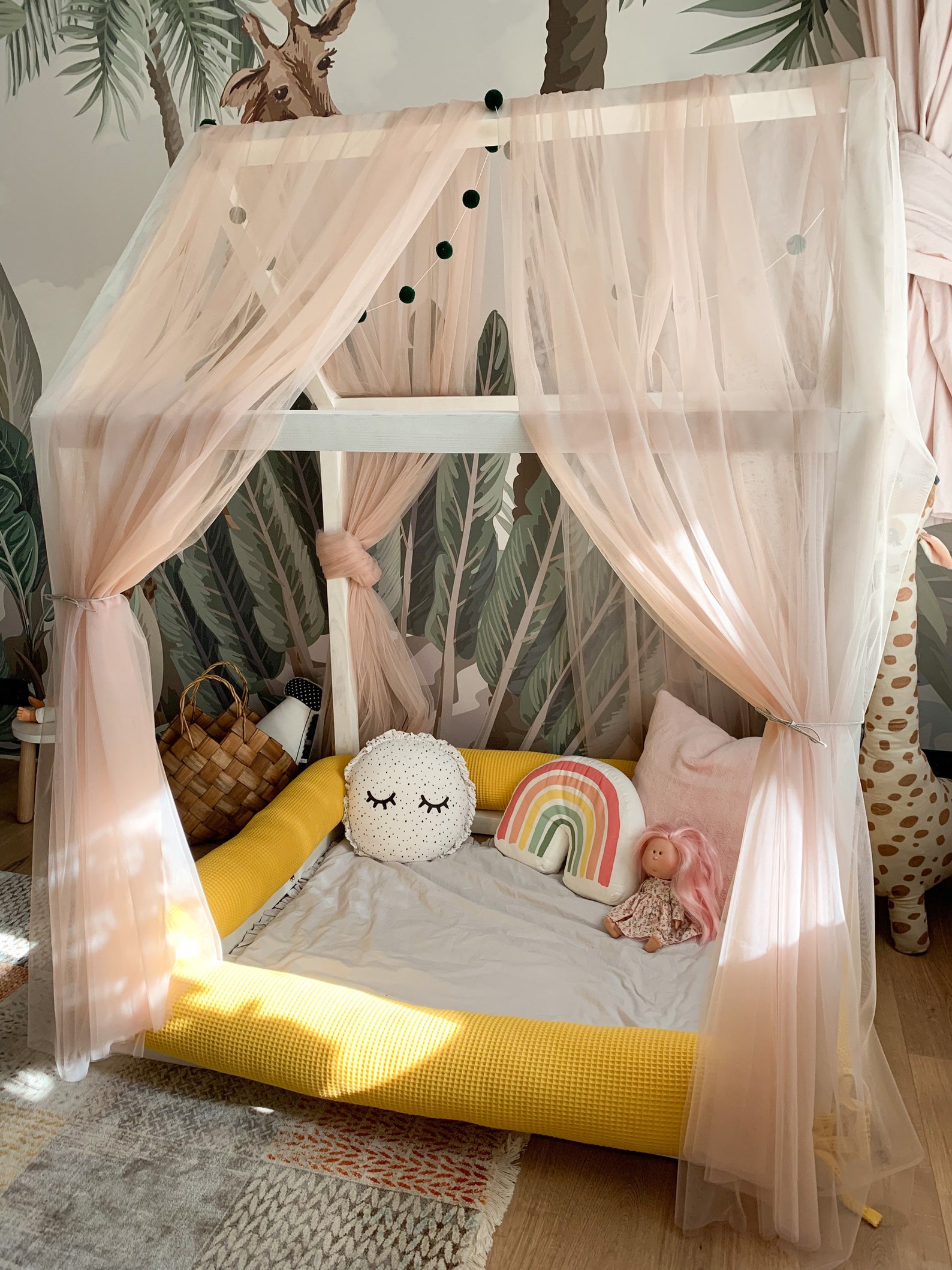 BALDACHIN Baldachin Bett Baldachin für Mädchen Baldachin | Etsy
