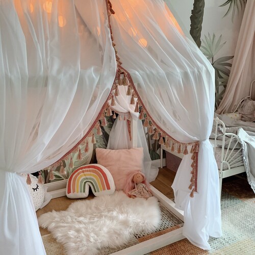 canopy bed curtains