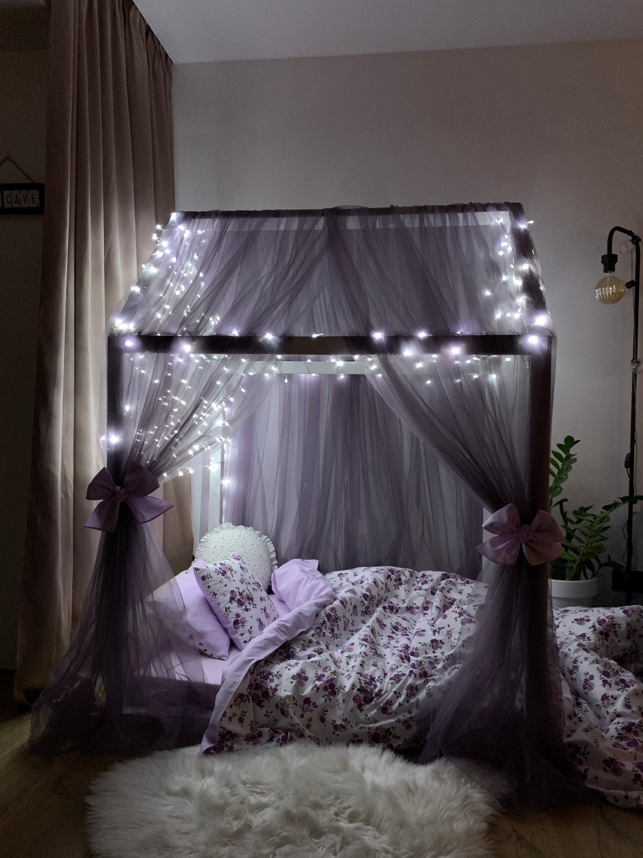 canopy bed curtains