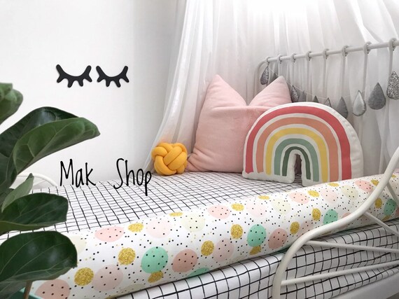 Bed Bumper Toddler Bed Baby Bed Crib Bumper Snake Pillow Etsy