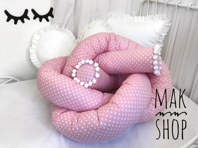 Bed Bumper Toddler Bed Bolster Pillow Baby Bed Crib Etsy