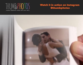 Animated custom photo flipbook