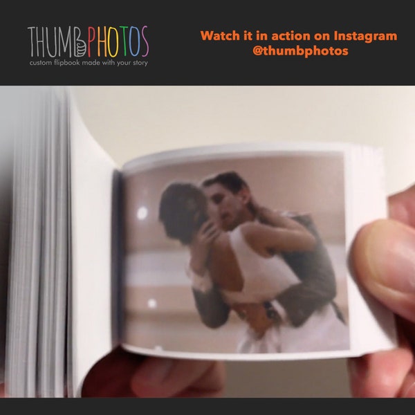 Animated custom photo flipbook