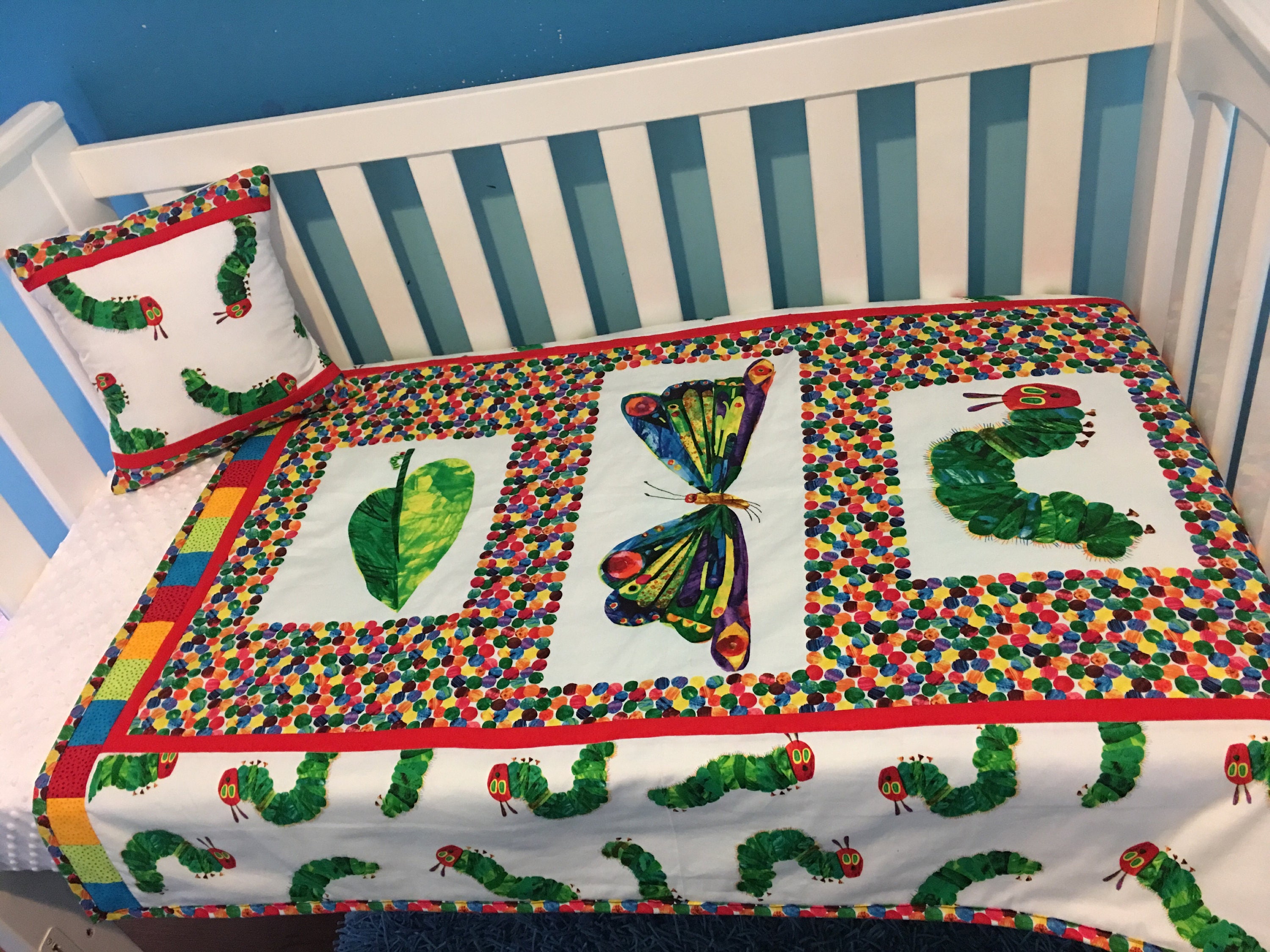 hungry caterpillar cot set