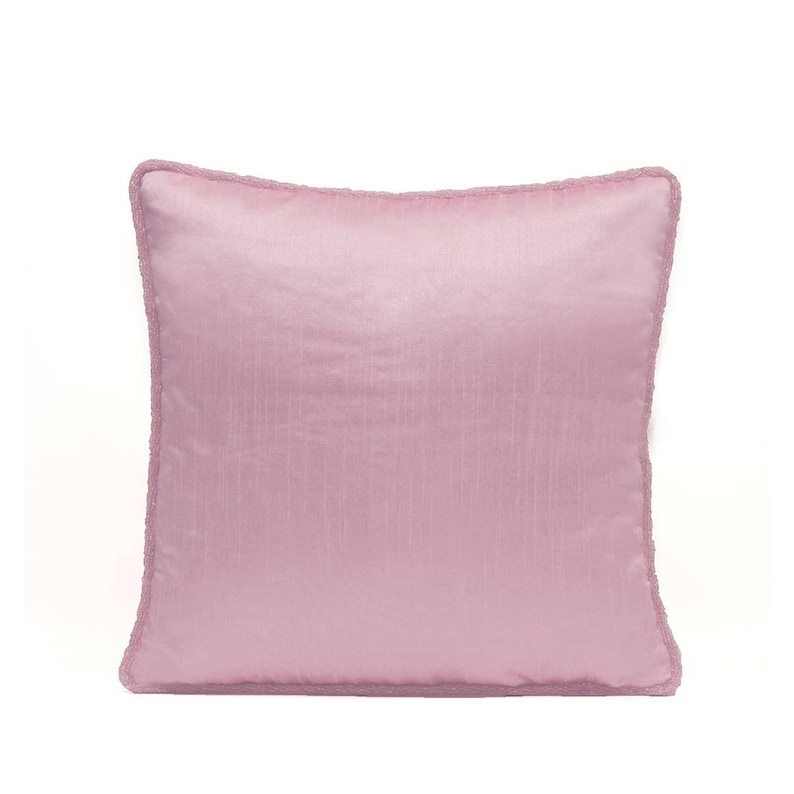 Baby Pink Pillow Cover Pink Throw Pillow Pink Bead Pillow Etsy