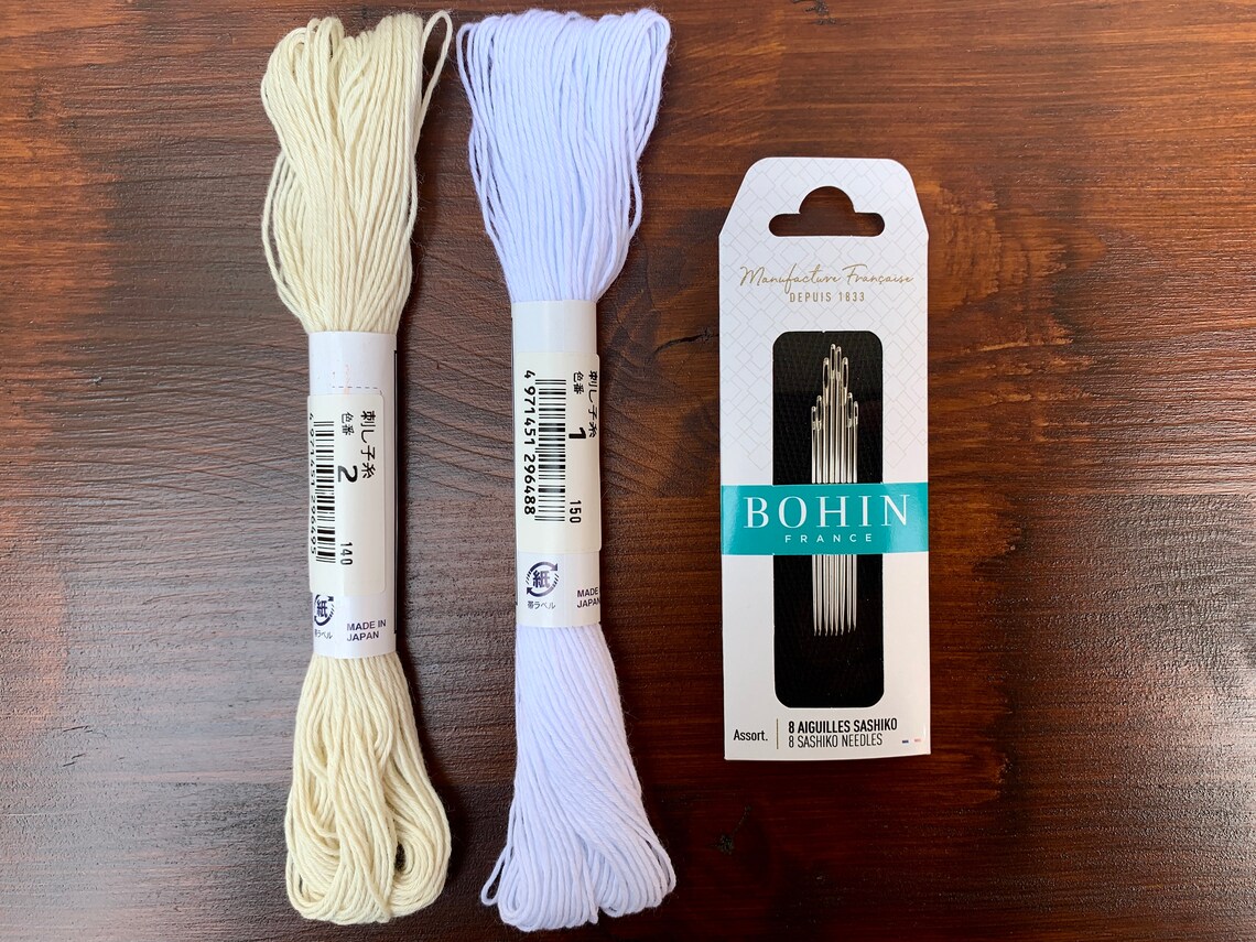 Sashiko Needles Set Japanese Hand Sewing Needles Set of 8 Etsy