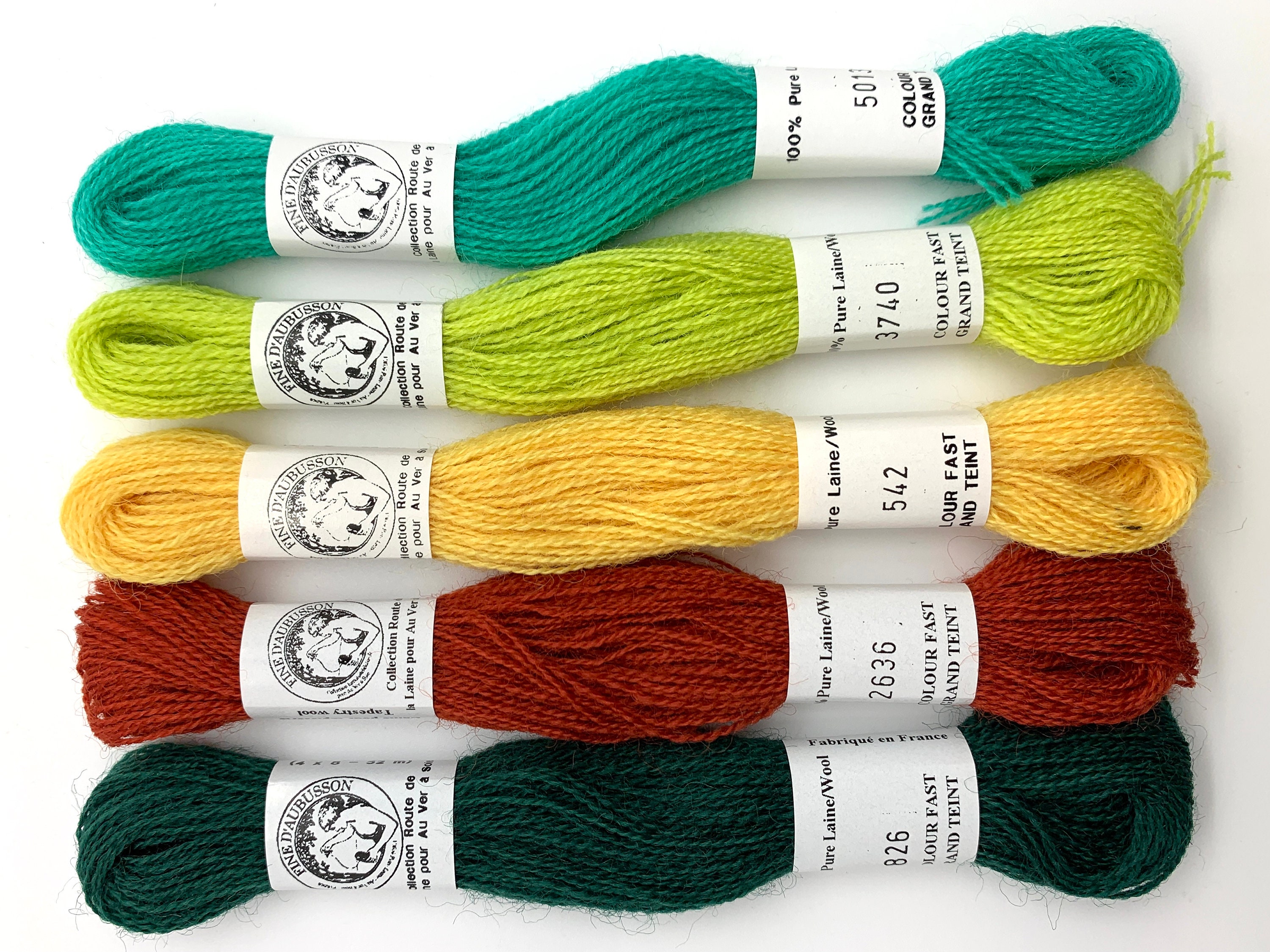 Darning wool and embroidery floss set Etsy