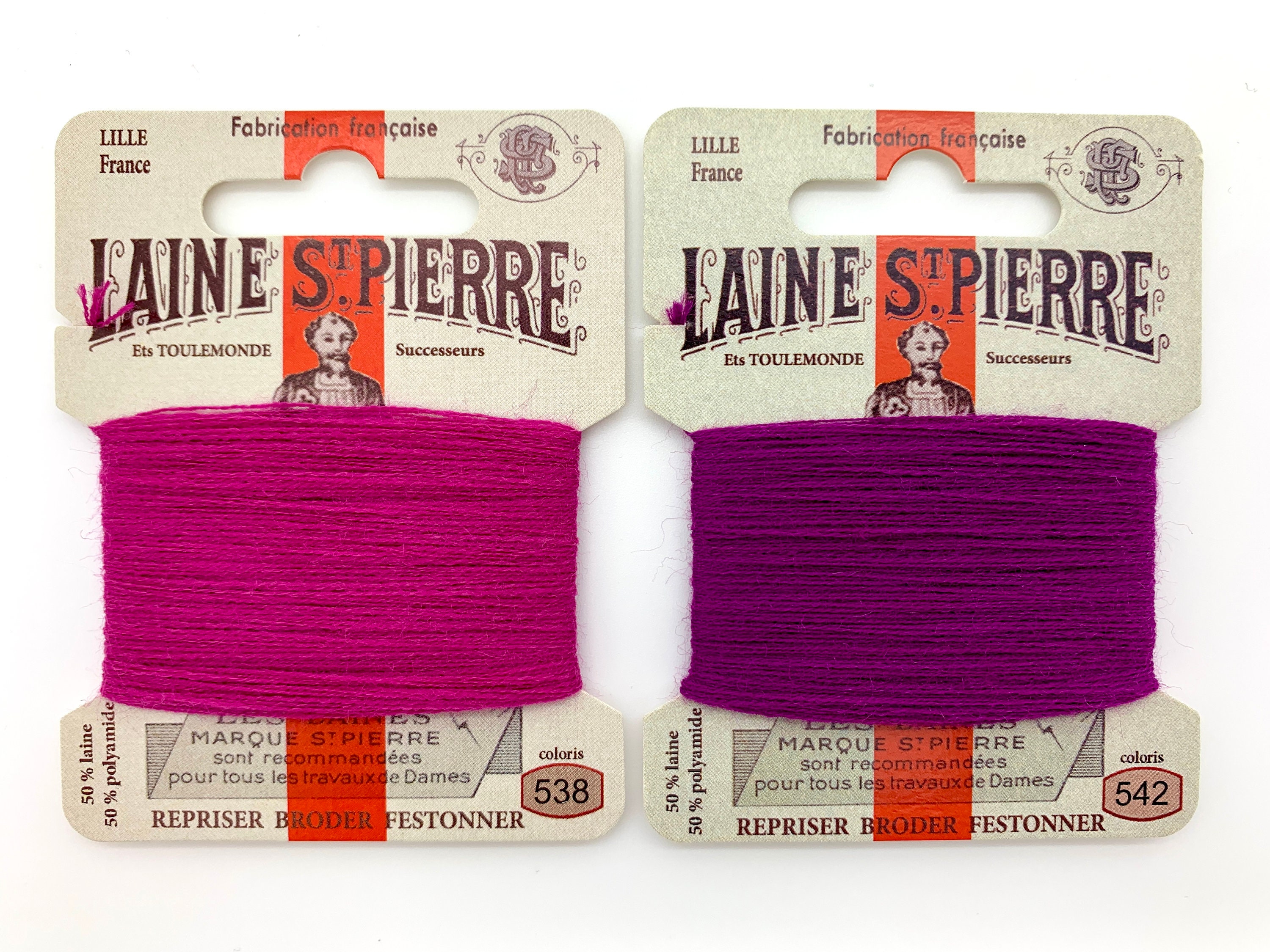 Darning wool thread Wool blend 4strand embroidery floss in Etsy