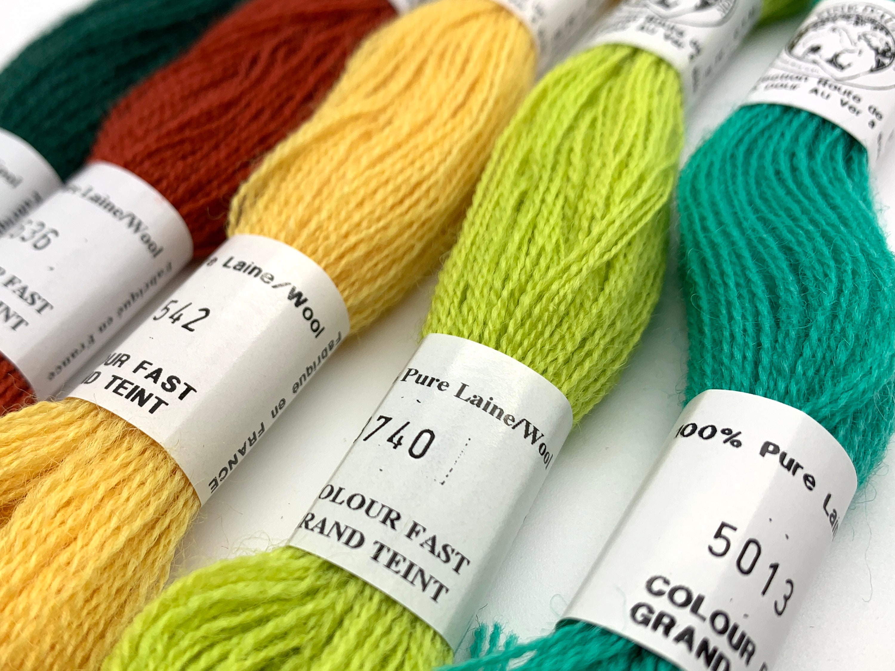 Darning wool and jessecmault floss set  etsy