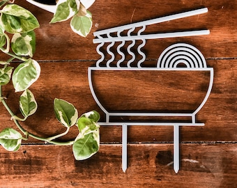 Ramen Noodle Indoor Houseplant Trellis or Decoration | 3D printed, multiple colors & sizes  available | Plant | Planter | Plant Support