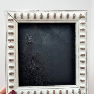 Schwarze Rose 23x23 cm Öl auf Leinwand