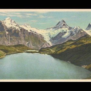 Postal Grindelwald Bachsee / Cartão A 4630 Photostudio Gyger & Klopfenstein Adelboden sem uso