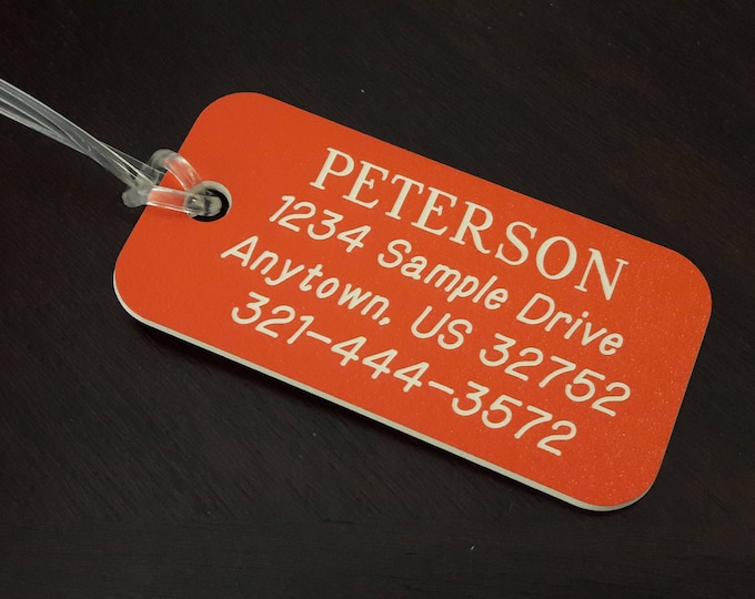 CUSTOMISABLE LUGGAGE TAG main image 1