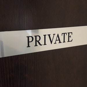 Personalized name plate 2&quot; x 10&quot;, Custom Door Sign, Office Door Plate, Engraved Name Plate, Office Name Plates, Replacement Name Plate