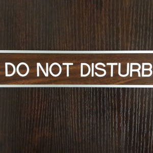 Engraved Office Door Sign 2&quot; x 10&quot;, Door or Wall Sign with Brushed Silver Metal Holder, 7 color options, Name Plate for Door or Wall
