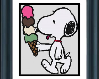 Snoopy Ice Cream Etsy