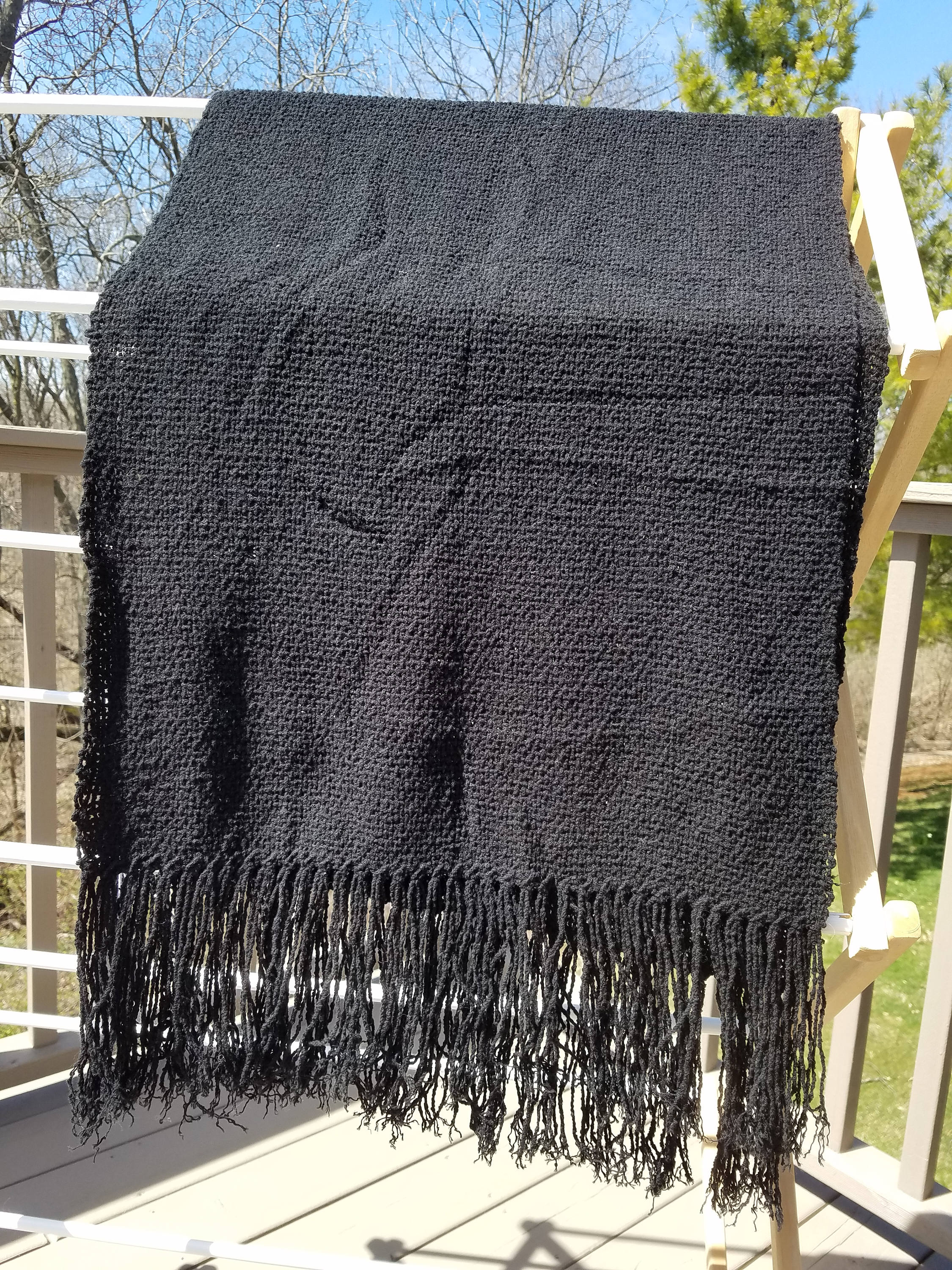 Black Cotton Wrap