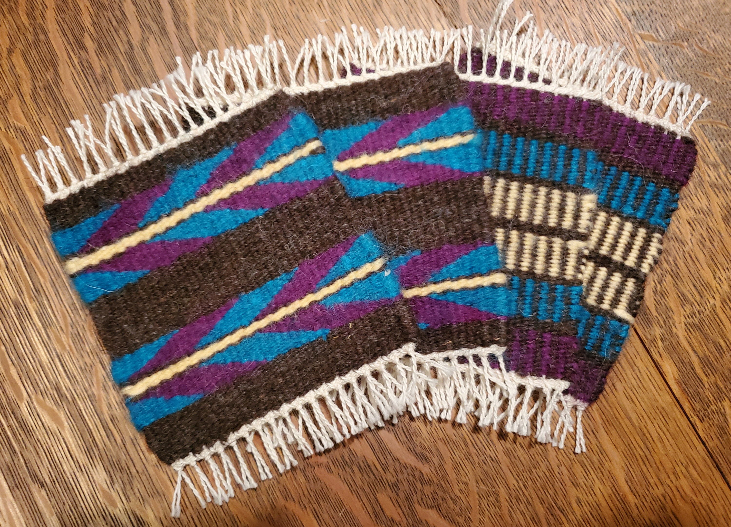 Weftfaced Wool Coasters