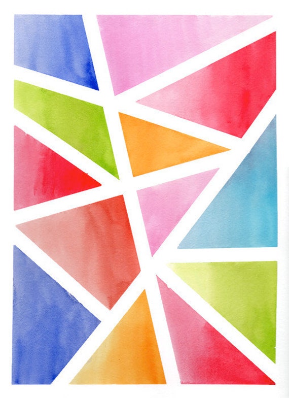 artwork using basic geometric figures