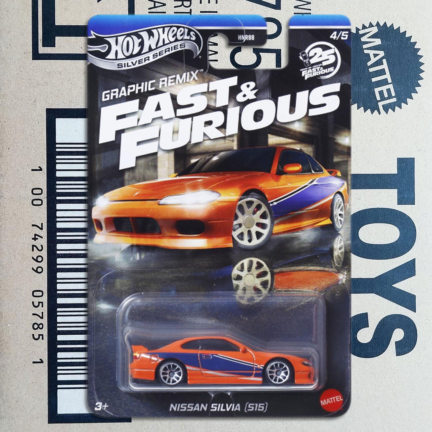 Hot Wheels Nissan Silvia S15 Fast and Furious Tokyo Drift Han's