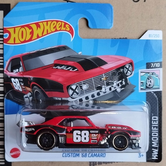 Hot Wheels 1968 Camaro Diecast 1/64 Scale Model | Vintage American