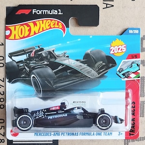 Hot Wheels F1 Mercedes Formula 1 AMG Diecast 1/64 Scale Model | Rare Find Collectible F1 Car | Formula One Car Lover Gift | Boyfriend Gift
