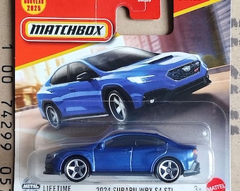 Matchbox Car - 2024 Subaru WRX S4 STI Diecast Scale Model | Collectible Toy Car | Gift for JDM Car Collector, Boyriend, Coworker, Husband