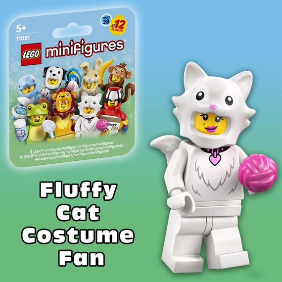 cat costume lego cat figure